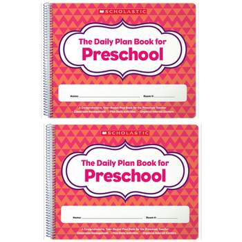 Scholastic Teacher Resources The Daily Plan Book for Preschool, Pack of 2