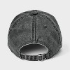 Women's Cotton Baseball Hat - Mighty Fine Black Wash - 3 of 4