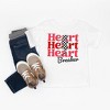 The Juniper Shop Heart Breaker Checkered Bolt Toddler Short Sleeve Tee - 2 of 2