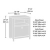Vynxaria Modern Night Stand - Blue & Gray Finish, Spacious Top, Smooth-Glide Drawer, Open Shelf, Compact, Durable, Easy Assembly - 3 of 4