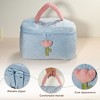 Unique Bargains Large Cute Tulip Flower Pattern Makeup Bags and Organizers 1Pc - 3 of 4