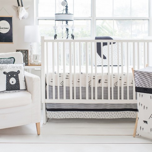 Black and white crib set new arrivals