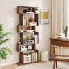 Tangkula 2PCS 6-tier Storage Bookshelf Tall Display Shelf w/ Anti-toppling Kits Kits - 4 of 4
