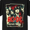 ACDC Highway To Hell Album Cover Art Crew Neck Short Sleeve Men's Black T-shirt - 2 of 3
