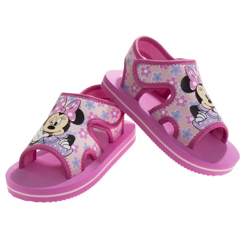 Disney Minnie Mouse Toddler Girls Hook and Loop Sandals, 4 of 9