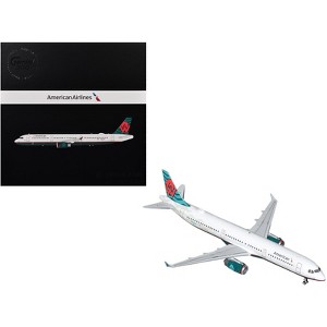 Airbus A321 Commercial Aircraft "American Airlines" White with Tail "Gemini 200" Series 1/200 Diecast Model by GeminiJets - 1 of 3