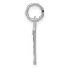 Black Bow Jewelry Sterling Silver, Varsity Collection, Small D/C Pendant, Number 7 - 2 of 4