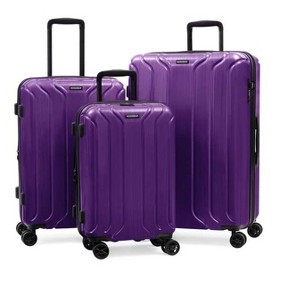 Nonstop New York Elite Lightweight Expandable 3 Piece spinner Luggage Set+ 3 packing cubes - 1 of 4