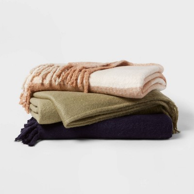 Faux Mohair Throw Blanket - Threshold™