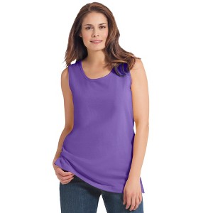 Woman Within Perfect Scoopneck Tank - 1 of 4