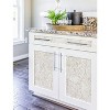 RoomMates Batik Tropical Leaf Peel & Stick Wallpaper Beige: Removable Vinyl Botanical Wall Decor, Modern Self-Adhesive - 3 of 3