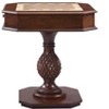 LOVSON Bishop II Cherry Finish Reversible Chess Checker Game Table w/Game Tray (Chess Fingures Not Included) - 2 of 4