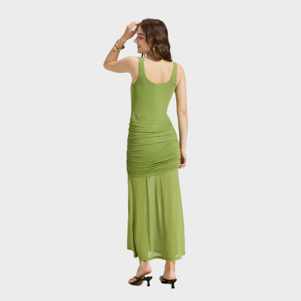 Vestido largo con capa de malla - A New Day™ 2