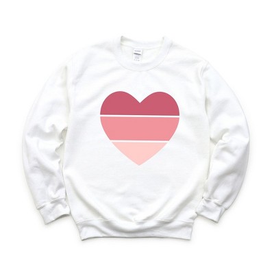 Simply Sage Market Women's Graphic Sweatshirt Three Piece Heart