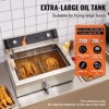 VEVOR Commercial Deep Fryer, 3000W Electric Turkey Fryer with Basket, Large Capacity 30.6Qt / 29L Countertop Single Oil Fryer, Stainless Steel - 3 of 4