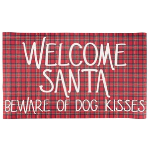 Primitives by Kathy  Dog Indoor and Outdoor Kisses Rug - 1 of 4