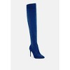 Tigerlily Knitted Stiletto Long Boots Women - 2 of 4