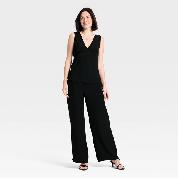 Top de tirantes de raso con escote en V para mujer - A New Day™ 3