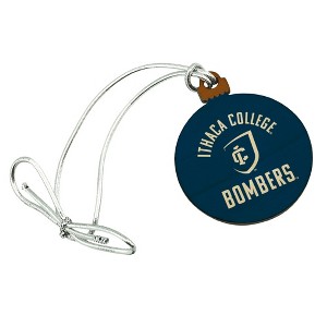 Ithaca College Bombers Logo Mini Small Tiny Wood Christmas Tree Holiday Ornament - 1 of 4