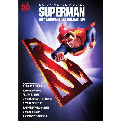 DC Universe Movies Superman 80th Anniversary Collection (DVD)(2018)