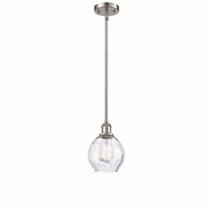 Waverly - 1 Light Stem Hung Mini Pendant In Industrial Style-9 Inches Tall and 6 Inches Wide - 1 of 1