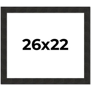 PosterPalooza | Contemporary Black Picture Frame - UV Acrylic, Backing Board, Hanging Hardware Included - 1 of 4