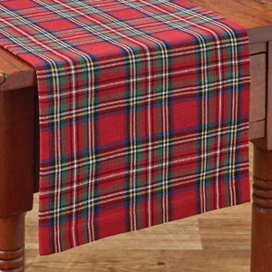 Park Designs Regal Stewart Tartan Plaid Table Runner 54"L - 1 of 3