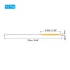 Unique Bargains Nylon Flexible Bendable Long Reusable Drinking Straw 12 Pcs - 2 of 4