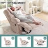 FURNIinspire Sofas Rocker Recliner Chair for Living Room, Indoor Adjustable Home Sofas for Adults and Children, Beige,40.55"*39.76"*41.34" - 2 of 4