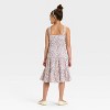 Girls' Sleeveless Woven Floral Midi Dress - Cat & Jack™ - 2 of 3