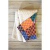 Schatzi Brown Alice Check Multi Fleece Blanket - Deny Designs - 2 of 2
