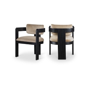 Meridian Furniture,Sacha Velvet Dining Chair, Set of 2 - 1 of 4