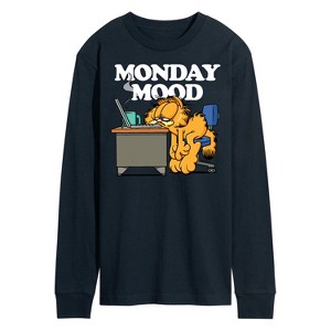 Men's - Garfield - Monday Mood Long Sleeve Graphic T-Shirt - 1 of 4