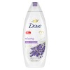 Dove Relax Body Wash - Lavender & Chamomile 24hr Lotion-Soft Skin - 20 fl oz - 2 of 4