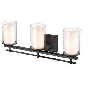 Millennium Lighting Huderson 3 - Light Vanity in  Matte Black - 1 of 1