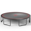 Vynxaria 14FT trampoline Pumpkin- Black Red- fframe height 90cm - 2 of 4