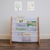Humble Crew Kids' Journey L-Shaped 4 Tier Bookshelf White/Natural: MDF Frame, 24" Height, 4 Shelves, Ages 2+ - 2 of 4