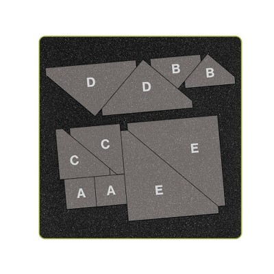 AccuQuilt GO! Snail's Trail 8'' Finished Block on Board Fabric Cut Die for Quilting Projects, Wall Hangings, or Layer Cake Squares