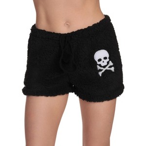 Just Love Womens Plush Faux Sherling Soft Pajama Shorts - PJ Bottoms Sleepwear - 1 of 3