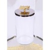 Classic Touch Glass Canister With Mosaic Handle - 4"D X 6.5"H - image 2 of 3