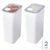 iDesign Extra Large Canister with Removable Pour Cap - Set of 2 - White - 2 of 4