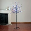 Northlight 6' Pre-Lit Cherry Blossom Flower Artificial Tree - Multicolor LED Lights - 2 of 4