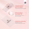 Saviland Women's French Tip Stamper Set - Transparent Jelly Silicone Tool with Switchable Heads (Long & Short) + Scrapers. - 3 of 4