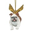 Design Toscano Honor the Pooch: Bulldog Holiday Dog Angel Ornament - 3 of 4