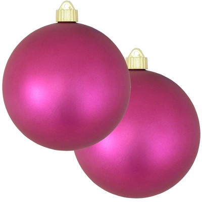 Christmas by Krebs 2ct Glamour Pink Shatterproof Christmas Ball Ornament  6" (150mm)