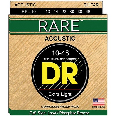 DR Strings Rare Phosphor Bronze Lite Acoustic Guitar Strings