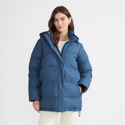 Lands' End Women's Squall Insulated Slicker Puffer Jacket