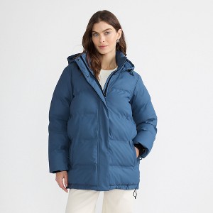 Lands' End Women's Squall Insulated Slicker Puffer Jacket - 1 of 4