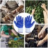 Paaaawaters 10pairs Work Gloves for Men Women Non-slip, Nitrile Rubber Coated Working Garden Yard Gloves Bulk with Grip Lightweight - 4 of 4