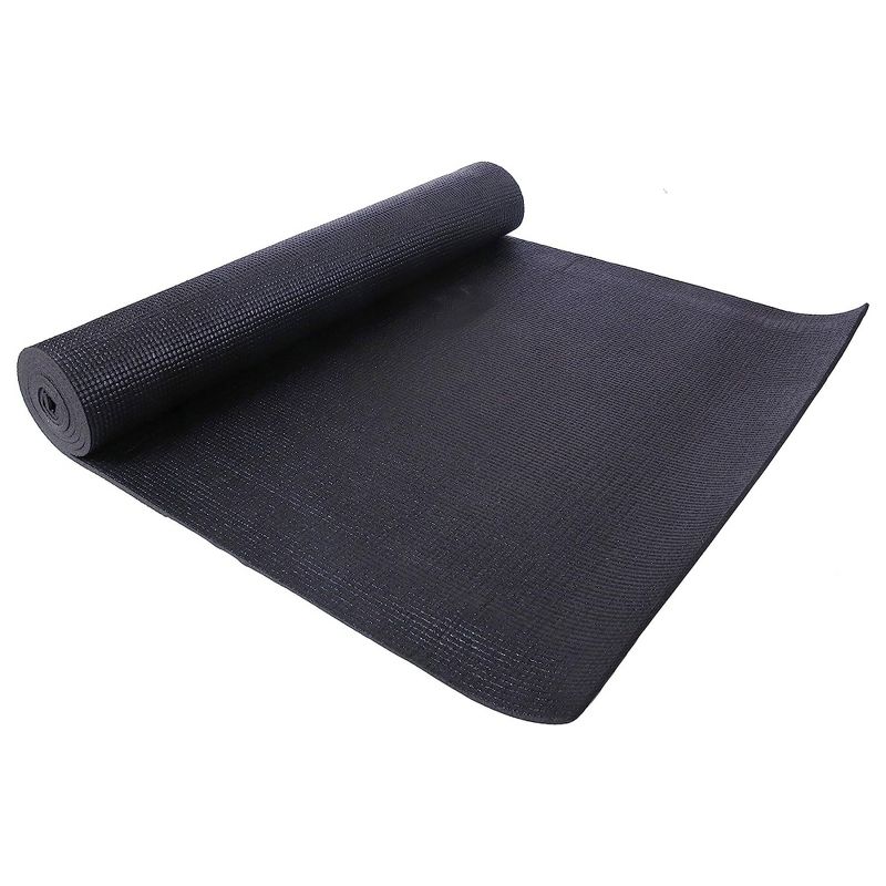 Signature Fitness All Purpose 0.25 Inch Thick High Density No Tear Exercise Yoga Mat with Strap & Lightweight Features for Indoor & Outdoor Use, 3 of 6